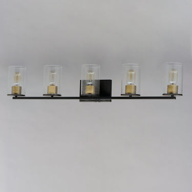 Maxim Lighting Sleek 5-Light Bath Vanity Antique Brass/Black