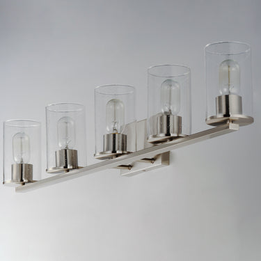 Maxim Lighting Sleek 5-Light Bath Vanity Satin Nickel