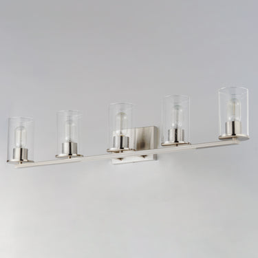 Maxim Lighting Sleek 5-Light Bath Vanity Satin Nickel