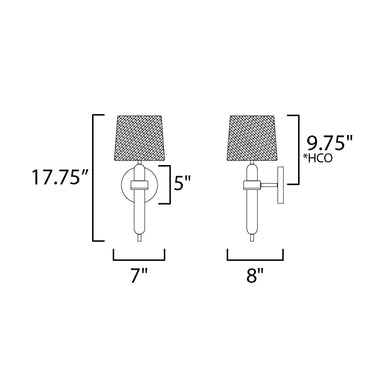 Maxim Lighting Bozeman Sconce Natural Wood