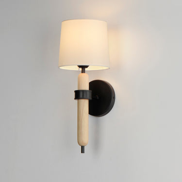 Maxim Lighting Bozeman Sconce Natural Wood