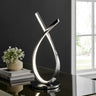 Finesse Decor Murphy Table Lamp Chrome