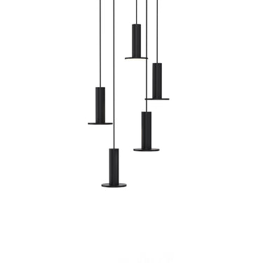 Cielo Plus Chandelier by Pablo – floating glowing LED discs – view 5