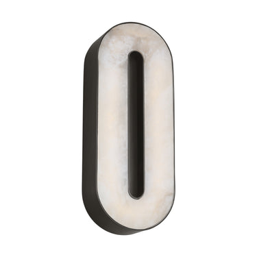Sleek Wyllis 12in bronze sconce mounted on a wall for sophisticated accent lighting.