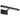 Black Dessau 12 inch wall light for paintings, Visual Comfort LED display light.