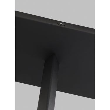 Nightshade Black Dessau 12 inch LED picture light, modern wall lighting for art display.

