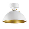 Maxim Lighting Dawn Flush Mount White/Satin Brass