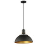 Maxim Lighting Dawn 12.5" Pendant Antique Brass/Black