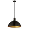 Maxim Lighting Dawn 15.5" Pendant Antique Brass/Black