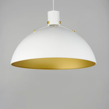 Maxim Lighting Dawn 20" Pendant White/Satin Brass