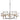 Maxim Lighting Nexus 5-Light Chandelier Satin Nickel
