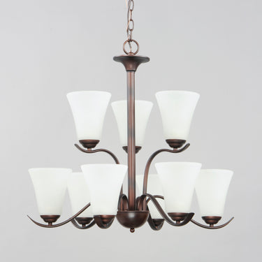 Maxim Lighting Vital 9-Light Chandelier Oil Rubbed Bronze