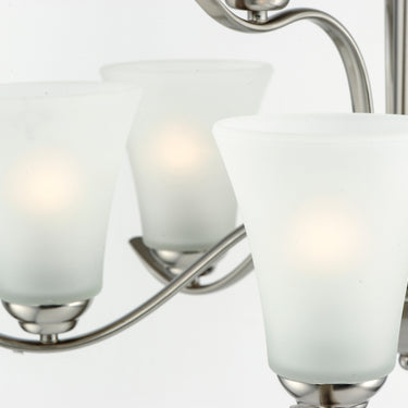Maxim Lighting Vital 9-Light Chandelier Satin Nickel