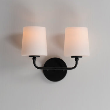 Maxim Lighting Bristol 2-Light Sconce Black