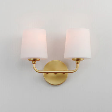 Maxim Lighting Bristol 2-Light Sconce Satin Brass