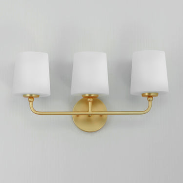 Maxim Lighting Bristol 3-Light Bath Vanity Satin Brass