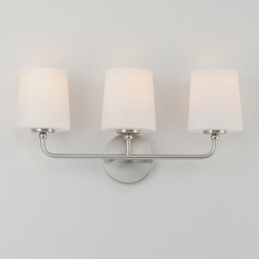 Maxim Lighting Bristol 3-Light Bath Vanity Satin Nickel