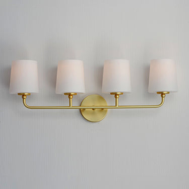 Maxim Lighting Bristol 4-Light Bath Vanity Satin Brass