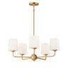 Maxim Lighting Bristol 5-Light Chandelier Satin Brass