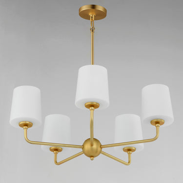 Maxim Lighting Bristol 5-Light Chandelier Satin Brass