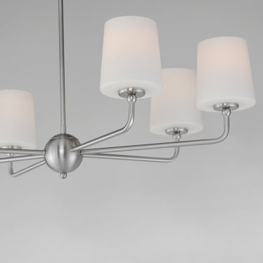 Maxim Lighting Bristol 6-Light Chandelier Satin Nickel