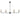 Maxim Lighting Bristol 4-Light Linear Chandelier Anthracite