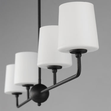 Maxim Lighting Bristol 4-Light Linear Chandelier Anthracite