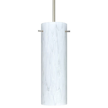 Copa stem pendant: Carrera glass shade | Besa Lighting