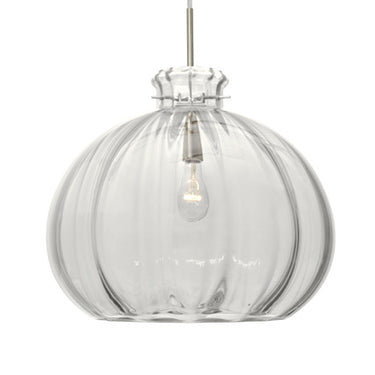 Pinta 12 cable pendant, Clear glass, product view | Besa Lighting