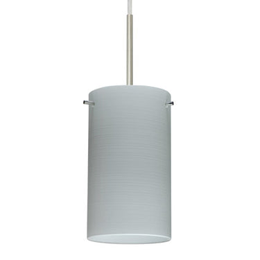 Stilo 7 stem pendant: Chalk glass shade | Besa Lighting