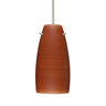 Tao 10 cable pendant: Cherry glass shade | Besa Lighting