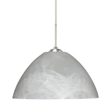 Tessa cable pendant: Marble glass shade | Besa Lighting