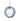 Mana stem pendant: Blue/Opal glass shade | Besa Lighting