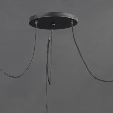 Maxim Lighting Early Electric 3-Light Pendant Black/Antique Brass