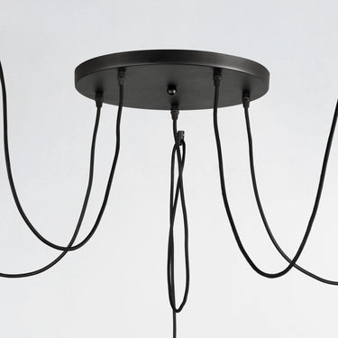 Maxim Lighting Early Electric 5-Light Pendant Black/Antique Brass