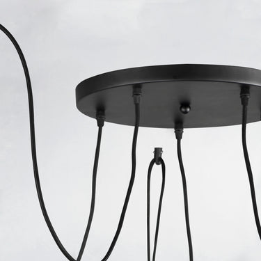Maxim Lighting Early Electric 5-Light Pendant Black/Antique Brass