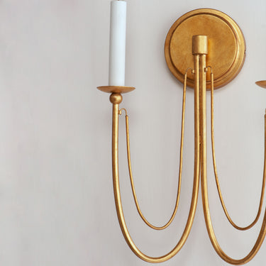 Maxim Lighting Plumette 2-Light Wall Sconce Gold Leaf