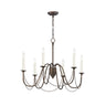 Maxim Lighting Plumette 6-Light Chandelier Chestnut Bronze