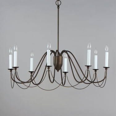 Maxim Lighting Plumette 8-Light Chandelier Chestnut Bronze