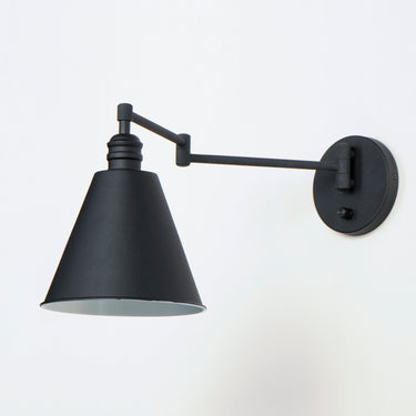 Maxim Lighting Library Wall Sconce Horizontal Swing Arm Black