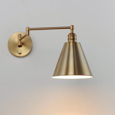 Maxim Lighting Library Wall Sconce Horizontal Swing Arm Heritage