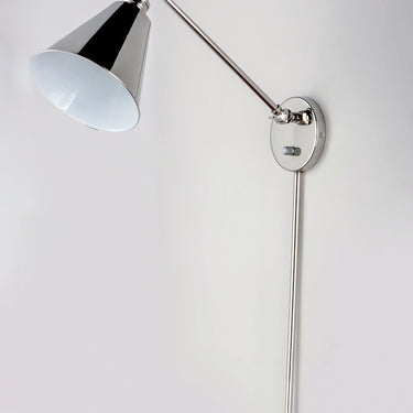 Maxim Lighting Library Wall Sconce Polished Nickel