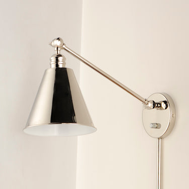 Maxim Lighting Library Wall Sconce Polished Nickel