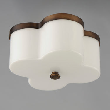 Maxim Lighting Clover 2-Light Flush Mount Antique Bronze