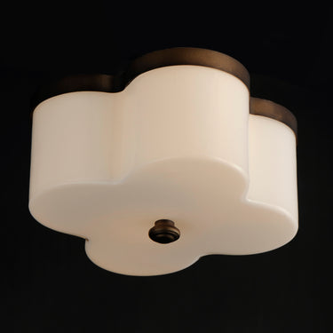 Maxim Lighting Clover 2-Light Flush Mount Antique Bronze