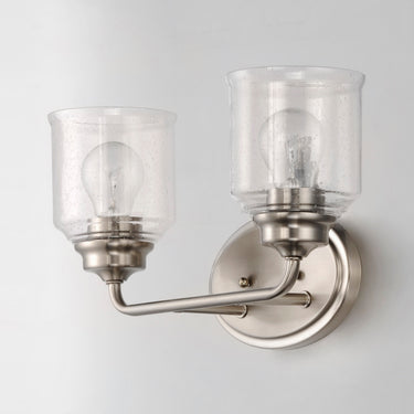 Maxim Lighting Acadia 2-Light Bath Vanity Satin Nickel