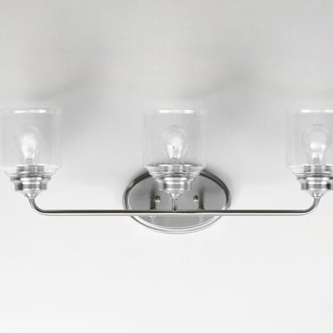 Maxim Lighting Acadia 3-Light Bath Vanity Satin Nickel