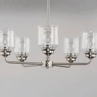 Maxim Lighting Acadia 5-Light Chandelier Satin Nickel