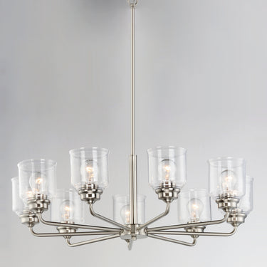 Maxim Lighting Acadia 8-Light Chandelier Satin Nickel