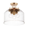 Maxim Lighting Acadia 3-Light Semi-Flush Mount Heritage